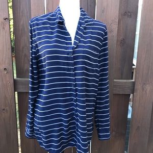 Beachlunchlouge button down shirt/ blouse.